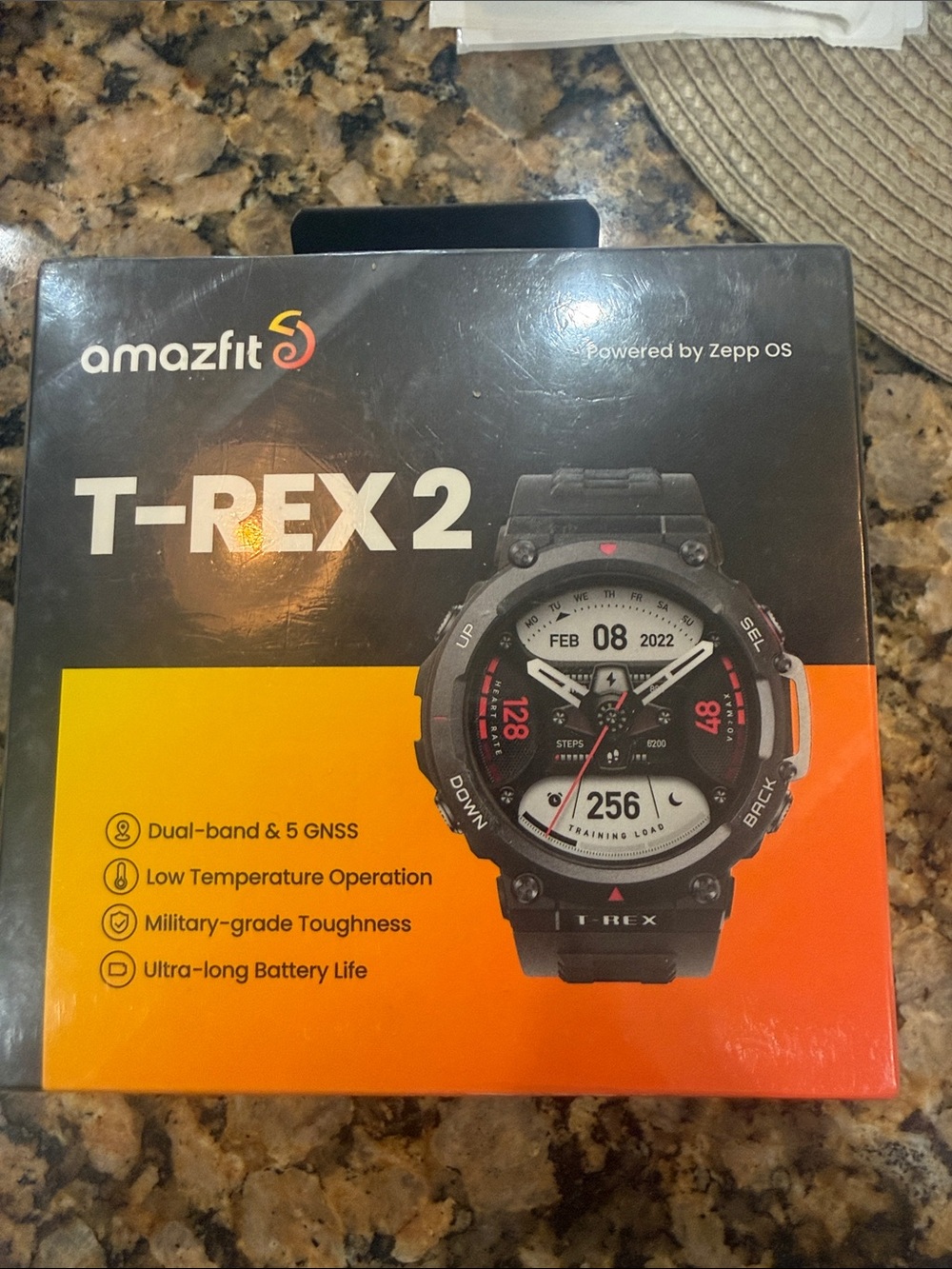 T-Rex 2 Rugged Smartwatch - Black